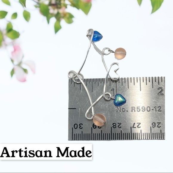 Handmade- Silver Earring & Necklace Pendent - Picture 4 of 5